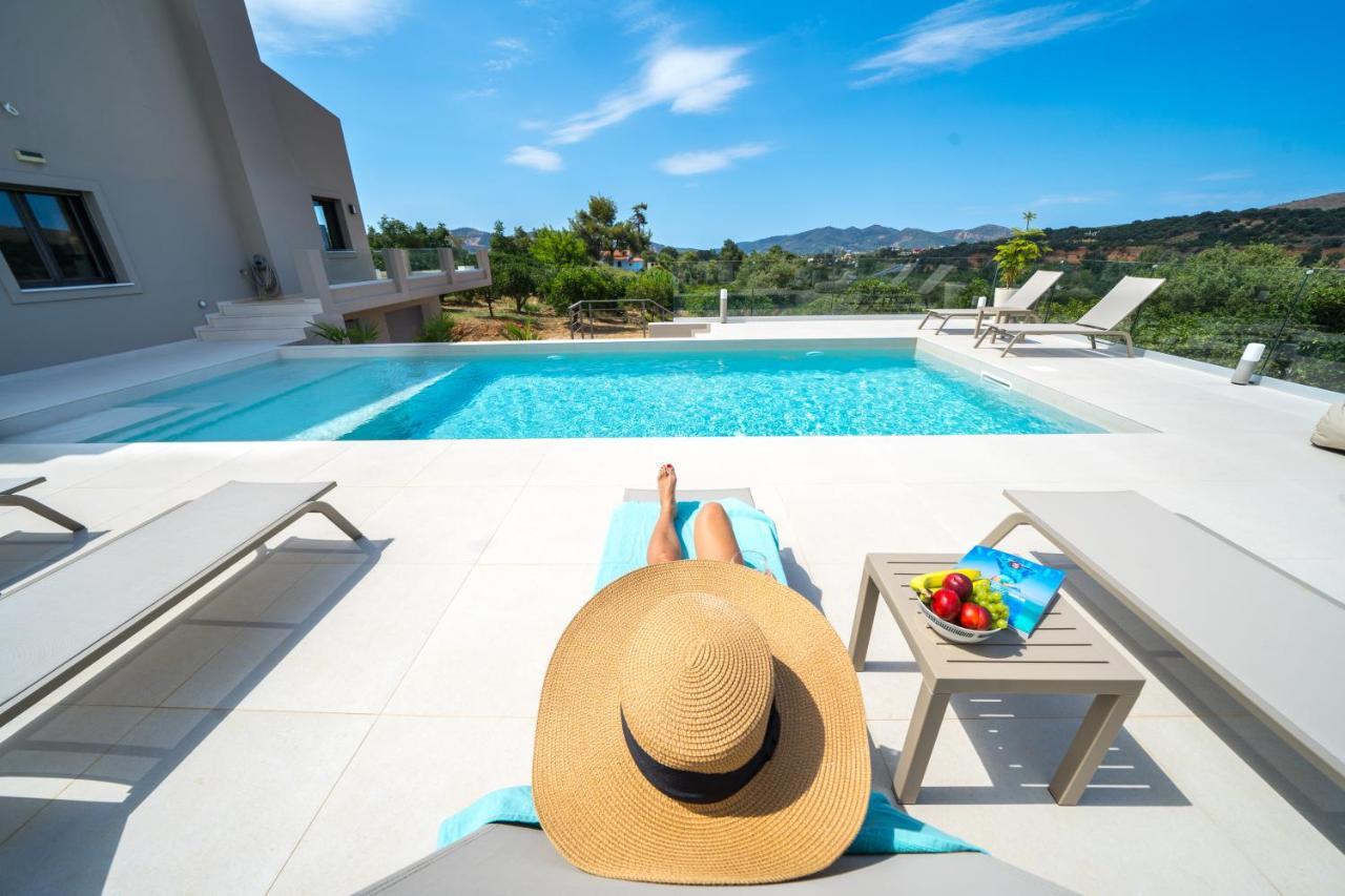 Villa Florentina ✩ Private Pool ✩ Bbq ✩ 7 Guests Alikianos Exteriör bild