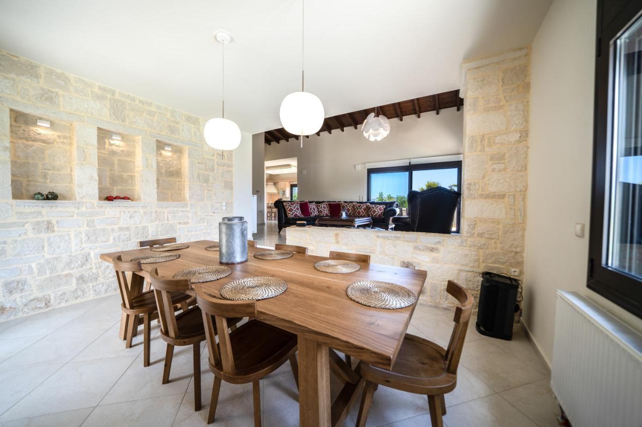 Villa Florentina ✩ Private Pool ✩ Bbq ✩ 7 Guests Alikianos Exteriör bild
